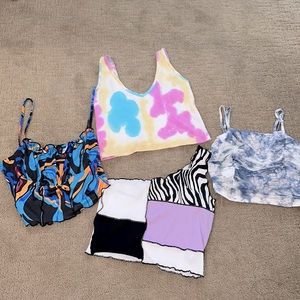 Summer top bundle! All cute cropped tops!